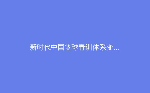 新时代中国篮球青训体系变革：从体教融合看后备人才培养新路径 - 4